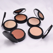 Hot Selling 5 Color Face Powder Private Label Makeup Oil Control Pressed Powder Mineral Ingredient Cosmetics